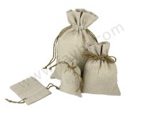 Burlap pouch