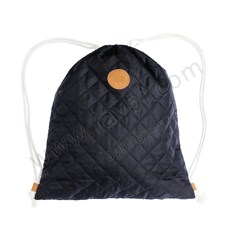 quilted backpack,drawstring bags,drawstring bag,weekend bag,bag for trainees,cinch bag