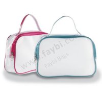 Frosted cosmetic bag