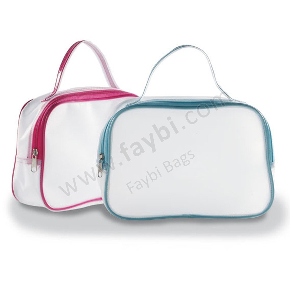 frosted PVC cosmetic bag