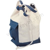 Cotton Drawstring Duffel Bag