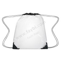 Clear Drawstring backpack